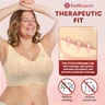 full bust massage cups front buckle bra 4