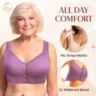 EMILY CHARM - Moona Bra - Front Closure Breathable Bra for Seniors