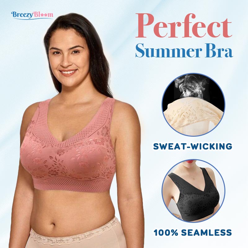 Breezy Bloom Bras for Women, Breezybloom - Sexy Beautiful Back Breathable  Thin Bra (M, Beige) at  Women's Clothing store