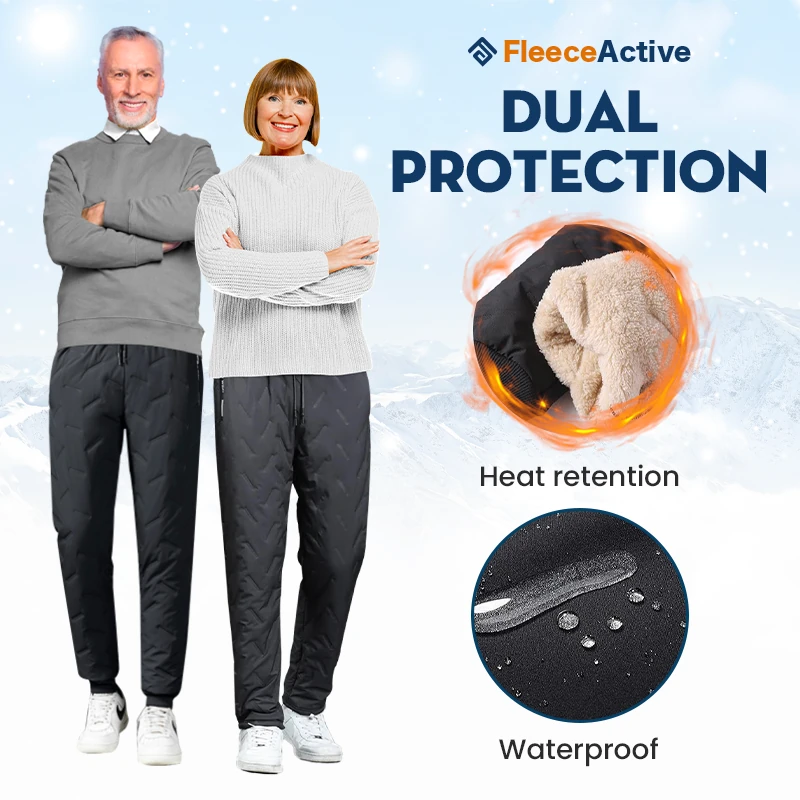FleeceActive Unisex FleeceLined Waterproof Pants