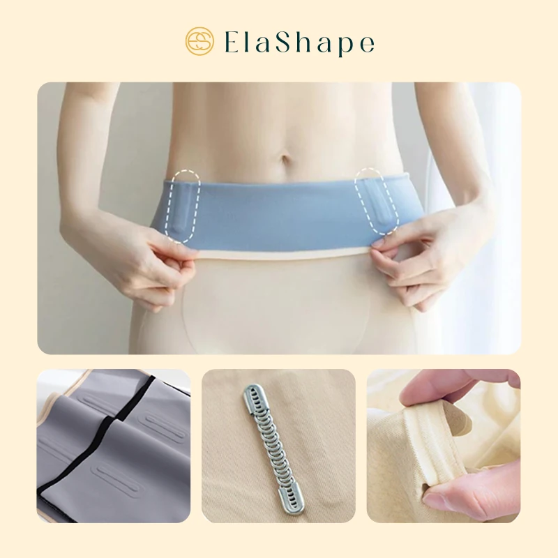 2PCS Elashape - High Waisted Tummy Control Pants, High Waisted