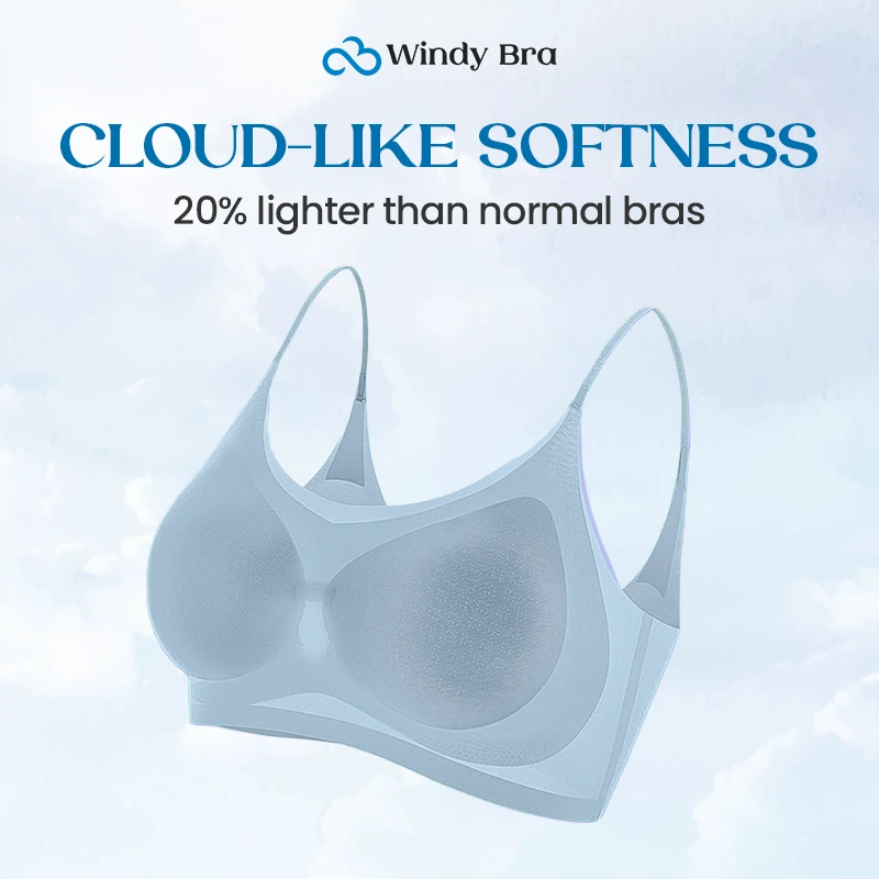 LuxySense - WindyBra - Last Day 70% Off - Seamless ultra-thin plus size ice  silk comfort bra