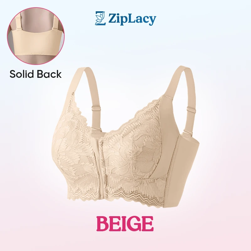 ZipLacy - Ultrapuha, elöl cipzáras, merevítő nélküli melltartó
