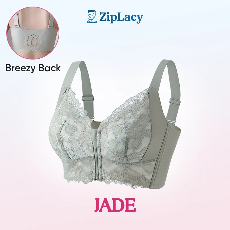 ZipLacy - Ultrapuha, elöl cipzáras, merevítő nélküli melltartó