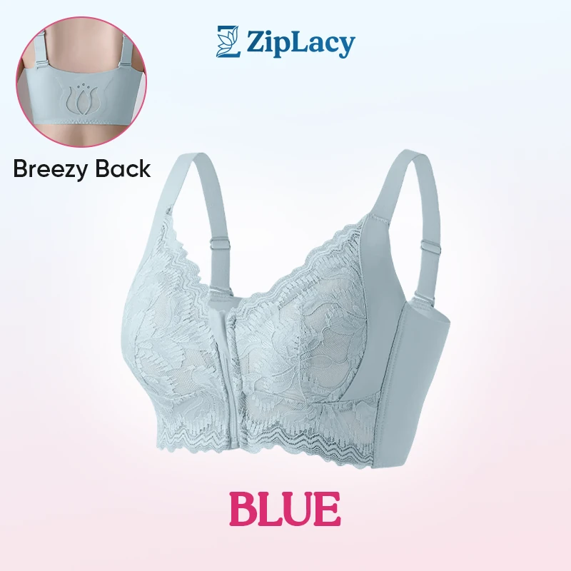 ZipLacy - Ultrapuha, elöl cipzáras, merevítő nélküli melltartó