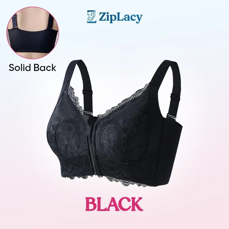 ZipLacy - Ultrapuha, elöl cipzáras, merevítő nélküli melltartó