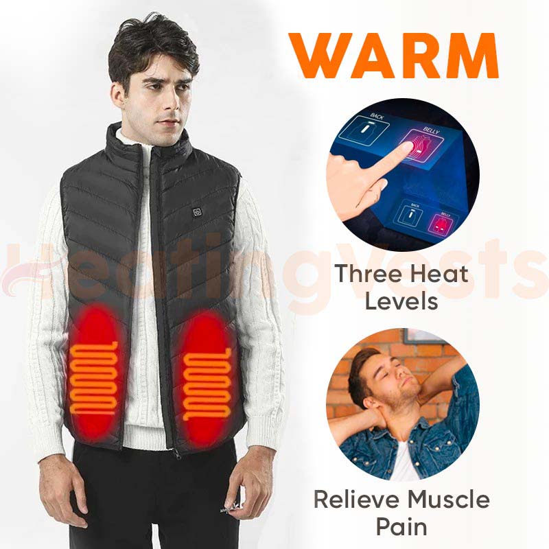 HeatingVests - Two-touch LED Controller Heated Vest