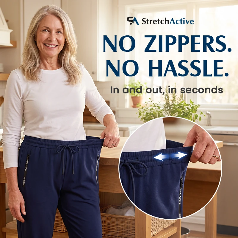 StretchActive - Women's Ultra Soft Stretch EveryWear Pants – Naturanexy