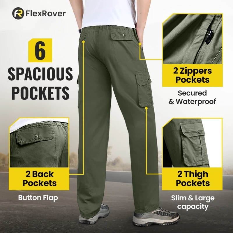 FlexRover - Ultra Comfort Flex Fit Multi-pocket Durable Pants 27 ce5cmvqm60hvvuqy9ukummve