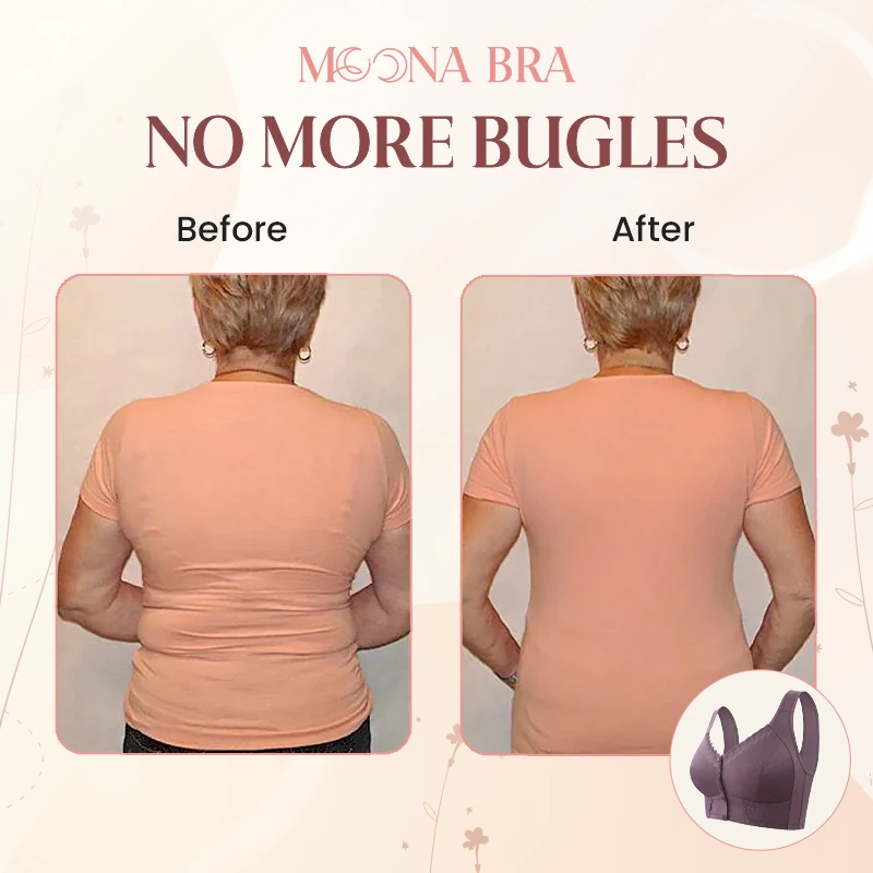Moona Bra - LAST DAY SALE UP TO 80% OFF - Front Closure Breathable Bra -  monisa