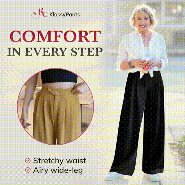 KlassyPants Woman s Casual Full Length Wide Leg Pants klassypants-woman-s-casual-full-length-wide-leg-pants