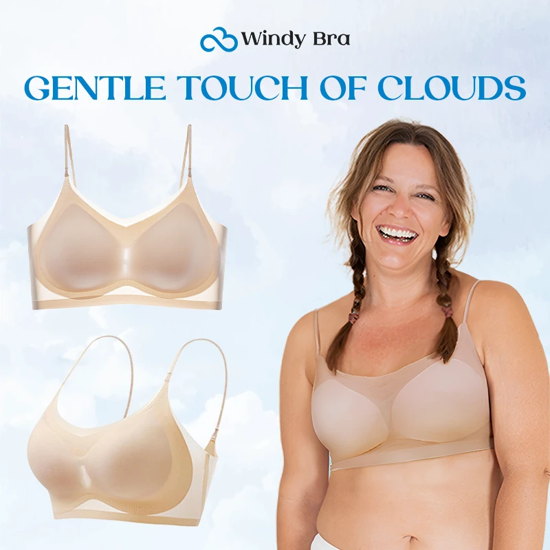 Lowen Store - WindyBra - Summer seamless ultra-thin plus size ice silk  comfort bra