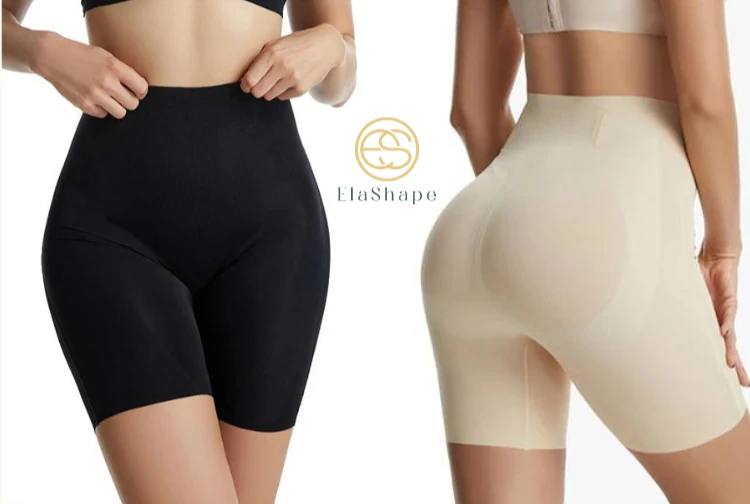 Elashape - High Waisted Tummy Control Pants, Amberoxus Shaper,Fiber  Restoration Shaper-Skin Color