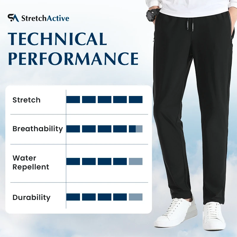 Stretch Active- Unisex Ultra Stretch Quick Drying Pants – Zelix