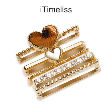 iTimeliss - Decorative Ring Set for Silicone Watch Bands