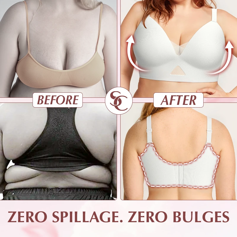 seamless push up back smoothing shaping bra 1