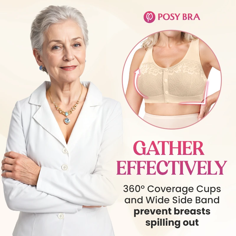 Posy Bra - Magic Comfort elülső záródású alakformáló melltartó időseknek