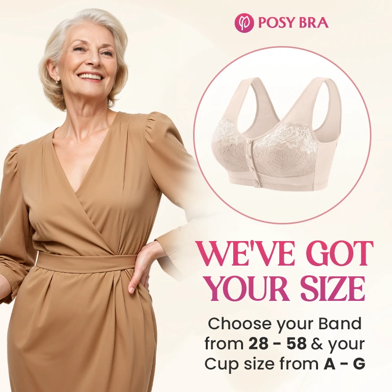 Posy Bra - Magic Comfort elülső záródású alakformáló melltartó időseknek
