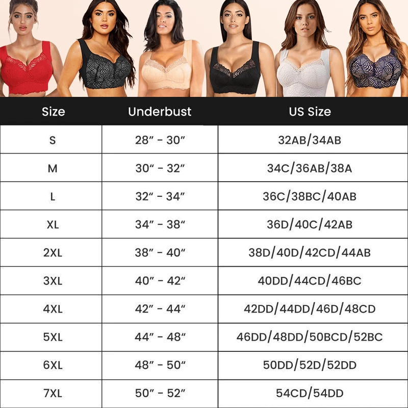 Rosie Delight USA - ExSecret - Ultimate Lift Full-Figure Seamless Lace  Cut-Out Bra, Comfortable and Breathable Without Restraint